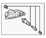 426070E090 - Electrical: TPMS Sensor for Toyota Image