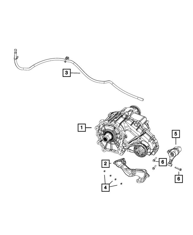 R8370968AB - MP3023; 2 Speed Transfer Case: Transfer Case, Remanufactured for Mopar Image