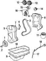 5018399AA - Engine: Belt Tensioner for Mopar Image