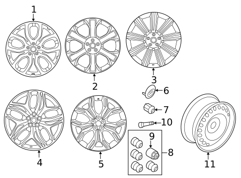 Wheels for 2012 Land Rover Range Rover Evoque #0