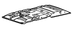 4C7Z7851944BAB - Body: Headliner for Ford: Excursion Image