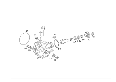 4MATIC&reg; Front Axle Drive for 2005 Mercedes-Benz S430 #0