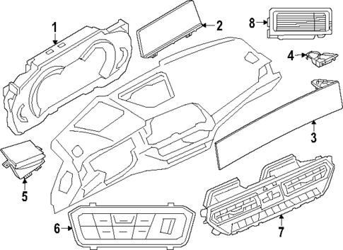 Cluster & Switches for 2024 BMW 330e xDrive #1