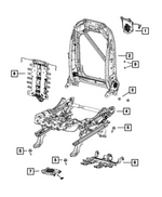 68404583AB - Interior Trim: Front Seat Back Frame for Mopar Image image