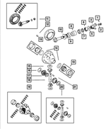 5072265AB - Front Suspension &amp; Drive: Drive Pinion Seal for Dodge: Ram 1500, Ram 2500, Ram 3500 | Jeep: Grand Cherokee Image