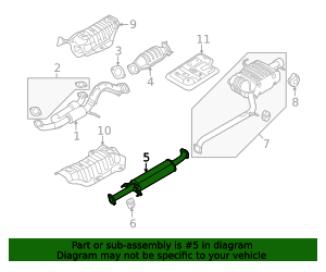 28650-1D300 - Intermediate Pipe 2007-2010 Kia Rondo | Kia.Parts Store