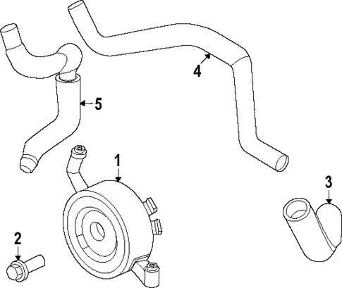 Engine Oil Cooler for 2025 Nissan Kicks #0
