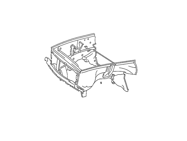 1076204505 - Front Panel: Front-End Assembly for Mercedes-Benz Image image