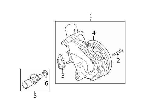 Water Pump for 2012 Land Rover LR4 #0