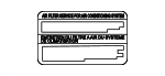 875290E010 - Body: Info Label for Lexus Image
