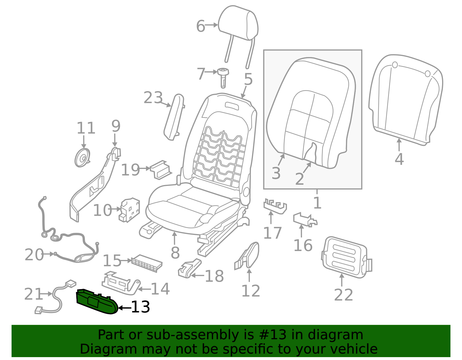 87390-5DA0A - High-Quality Seat Storage Drawer for 2017-2018 INFINITI ...