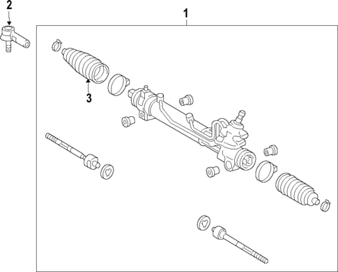Steering Gear & Linkage for 2018 Toyota Sienna #1