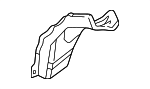 17668S84A01 - Air &amp; Fuel Delivery: Fuel Filler Neck Insulator for Honda Image