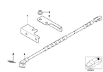 65128398569 - Audio, Navigation, Electronic Systems: Bracket Cd-Changer Front for BMW Image