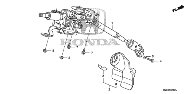 Steering Column for 2006 Honda Civic #0
