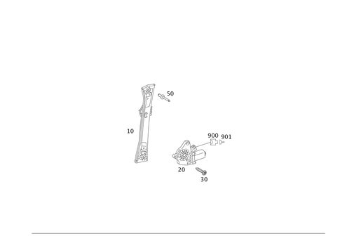 Window Regulator for 2009 Mercedes-Benz S550 #0