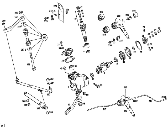 1154608309 - : Steering Shaft for Mercedes-Benz Image