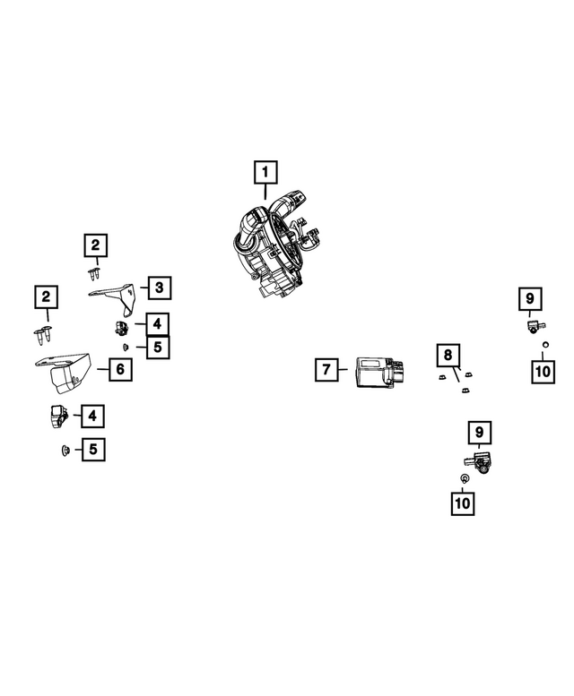 6502790 - Restraints: Retainer for Jeep: Gladiator, Wrangler, Wrangler JK Image