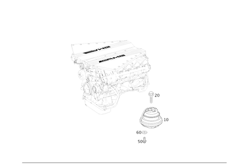 Engine Suspension for 2017 Mercedes-Benz AMG GT #0