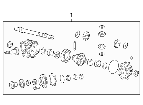 Carrier & Front Axles for 2005 Cadillac STS #0