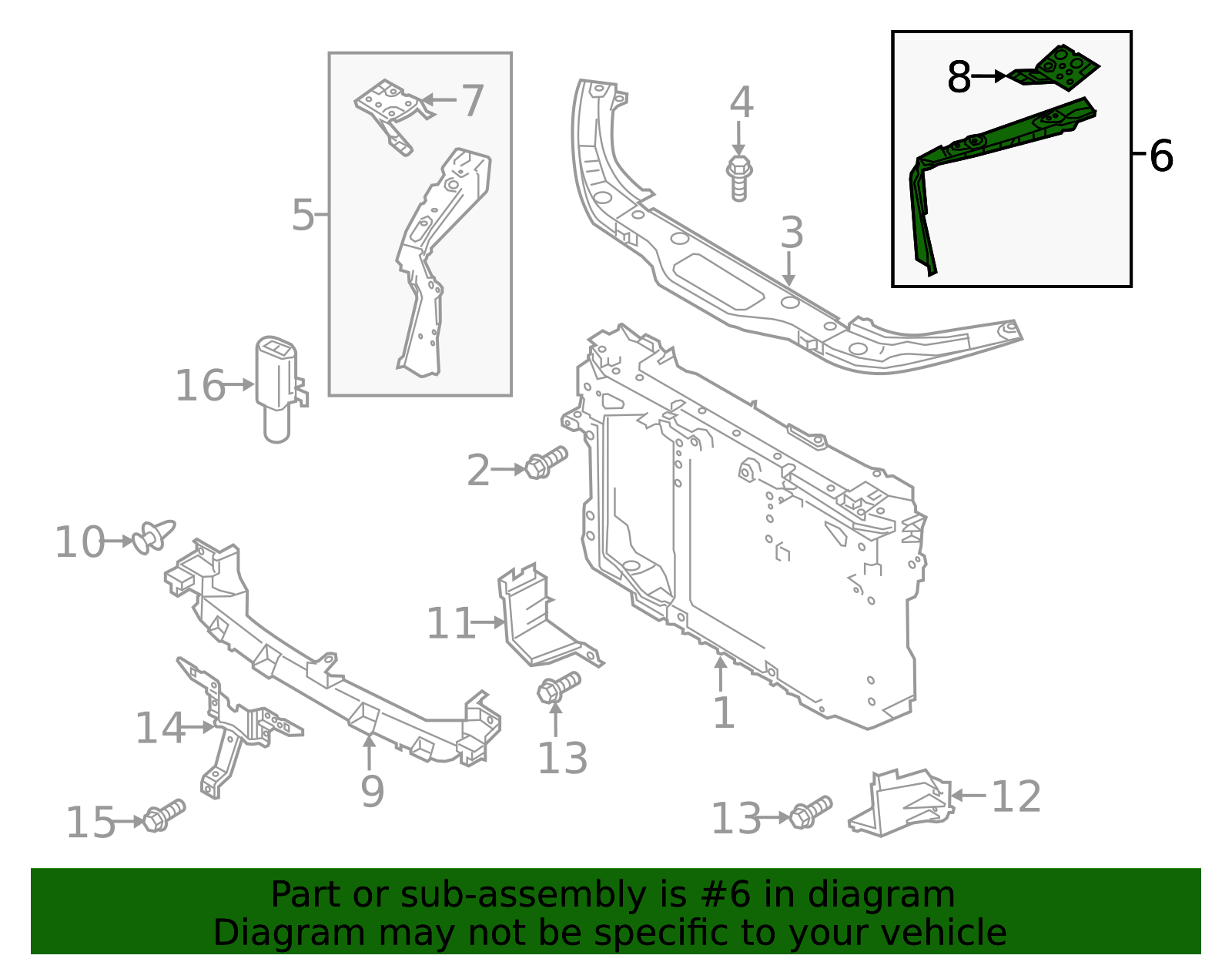 2013-2016 Mazda CX-5 Side Panel - Driver's Side (LH) KD53-54-140