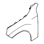 41355A7A515 - : Fender Assembly for BMW: X3 Image