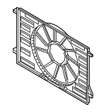 8W0121207B - Cooling System: Fan Shroud for Audi: A4, A4 allroad, A4 Quattro, A5 Quattro, A5 Sportback, A6 allroad, A6 Quattro, A7 Sportback, e-tron Quattro, e-tron S, e-tron S Sportback, e-tron Sportback, Q7, Q8, Q8 e-tron, Q8 e-tron Sportback, S4, S5, S5 Sportback, SQ8 e-tron, SQ8 e-tron Sportback Image