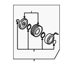 7813A232 - HVAC: Clutch &amp; Pulley for Mitsubishi Image