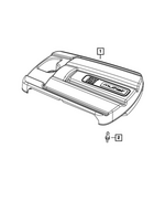 68081716AC - 1.4L Gas; Engine: Engine Cover for Mopar Image