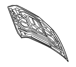 4KE823029A - Body: Hood for Audi: e-tron Quattro, e-tron S, e-tron S Sportback, e-tron Sportback, Q8 e-tron, Q8 e-tron Sportback, SQ8 e-tron, SQ8 e-tron Sportback Image