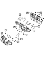 68320854AA - 1.4L Turbo; Engine: Exhaust Manifold for Mopar Image