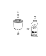 68171067PA - 6.4L Gas; Engine: 0w40 Engine Oil for Mopar Image