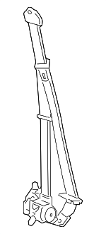 19256091 - : Lap &amp; Shoulder Belt for Chevrolet: Silverado 1500 | GMC: Sierra 1500 Image