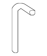254513K000 - Cooling System: Overflow Hose for Hyundai Image