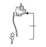 72630AA030 - Body: Lock Assembly for Toyota Image