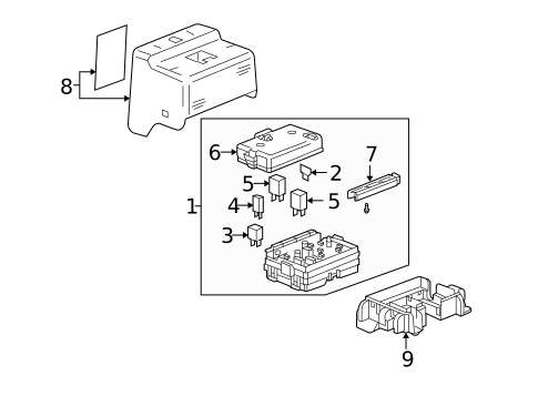 Relays for 2005 Buick Rainier #0