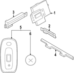 285E35MR3E - : Transmitter for Nissan: ARIYA Image