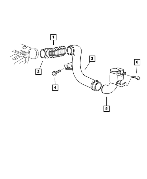 Air Intake System for 2001 Dodge Ram 2500 #6