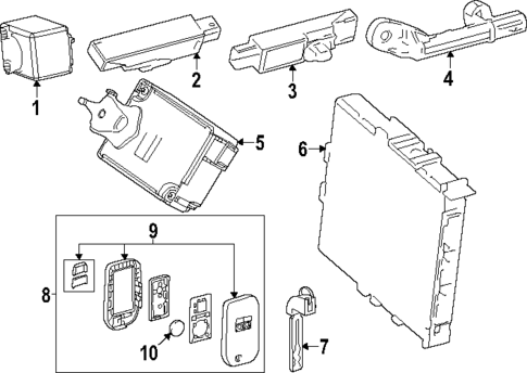 Keyless Entry Components for 2025 Toyota Corolla #0