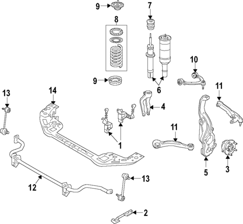 Upper Control Arm for 2020 Jaguar I-Pace #0