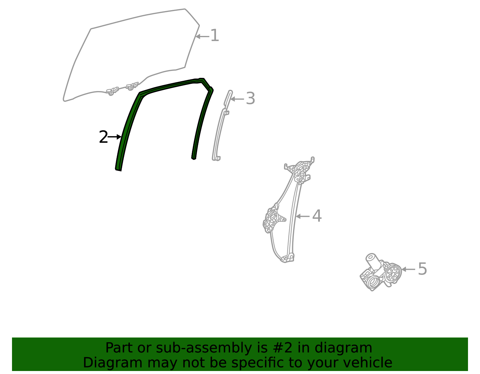 Window Channel - Smooth Window Travel 68142-F6010 | AutoNation Parts