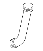 9161090 - Cooling System: Lower Hose for Volvo: 850, C70, S70, V70 Image