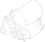 PC3Z11002A - : Starter for Ford: F-250 Super Duty, F-350 Super Duty, F-450 Super Duty, F-550 Super Duty Image