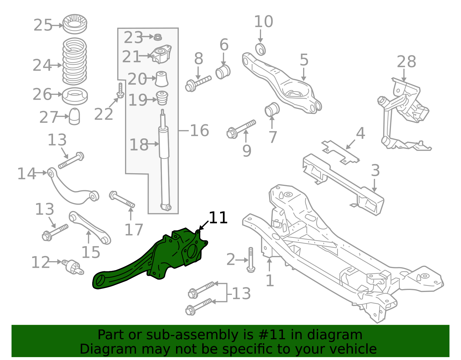 Trailing Arm - Driver's Side (LH) 31290295 | TascaParts.com