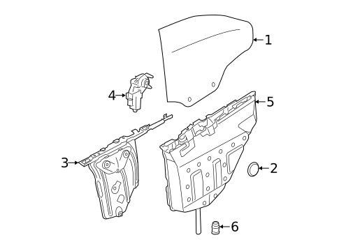 Glass & Hardware for 2017 BMW M4 #0