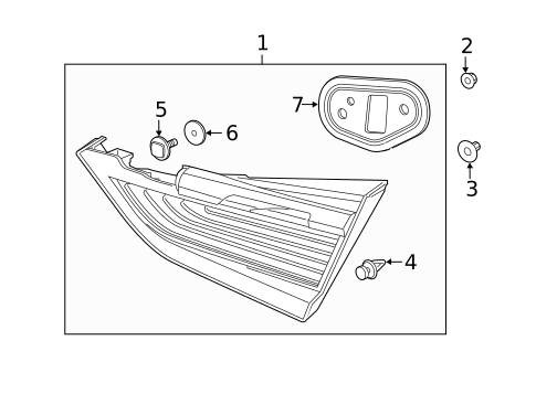Backup Lamps for 2018 Acura RLX #0