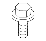 957010601008 - Electrical: Battery Assembly Bolt for Honda Image