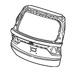 4681THR415ZZ - Body: Lift Gate for Honda: Odyssey Image