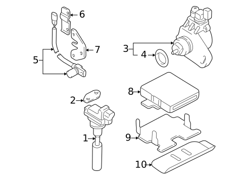 Control Modules for 2001 Chevrolet Tracker #0