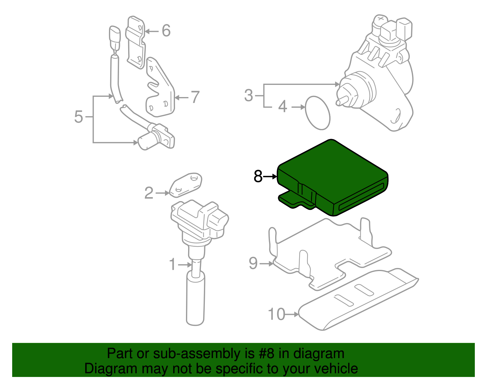 2001 Chevrolet Tracker Engine Control Module (ECM) 91176340 | GM Parts ...
